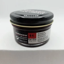 Tarrago Shoe Polish # 11 Bordeaux Cream Leather Protector 1.76 oz. 50ml Boot