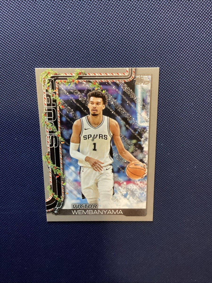 2025-26 Topps Holiday #H156 Victor Wembanyama Glitter | eBay