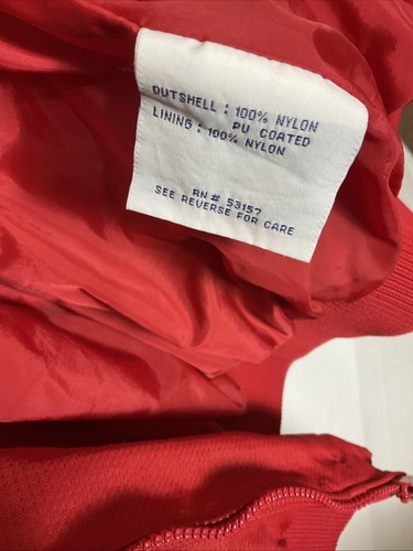 MLB Authentic Washington Nationals Majestic Jacket Kid Youth Size L Red - Picture 5 of 15