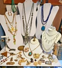 41 Piece Lot Vintage to Now Costume Jewelry Some Signed All Wearable