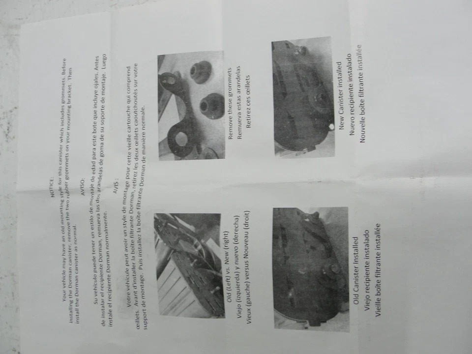 Se adapta a Dodge Caravan Town Country 3.3 3.8 EVAP BOTE DE VAPOR 03-07 911-136 Dorman Foto 4 de 4