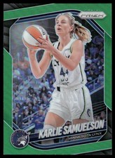 2025 Panini Prizm WNBA #102 Karlie Samuelson Green Prizms