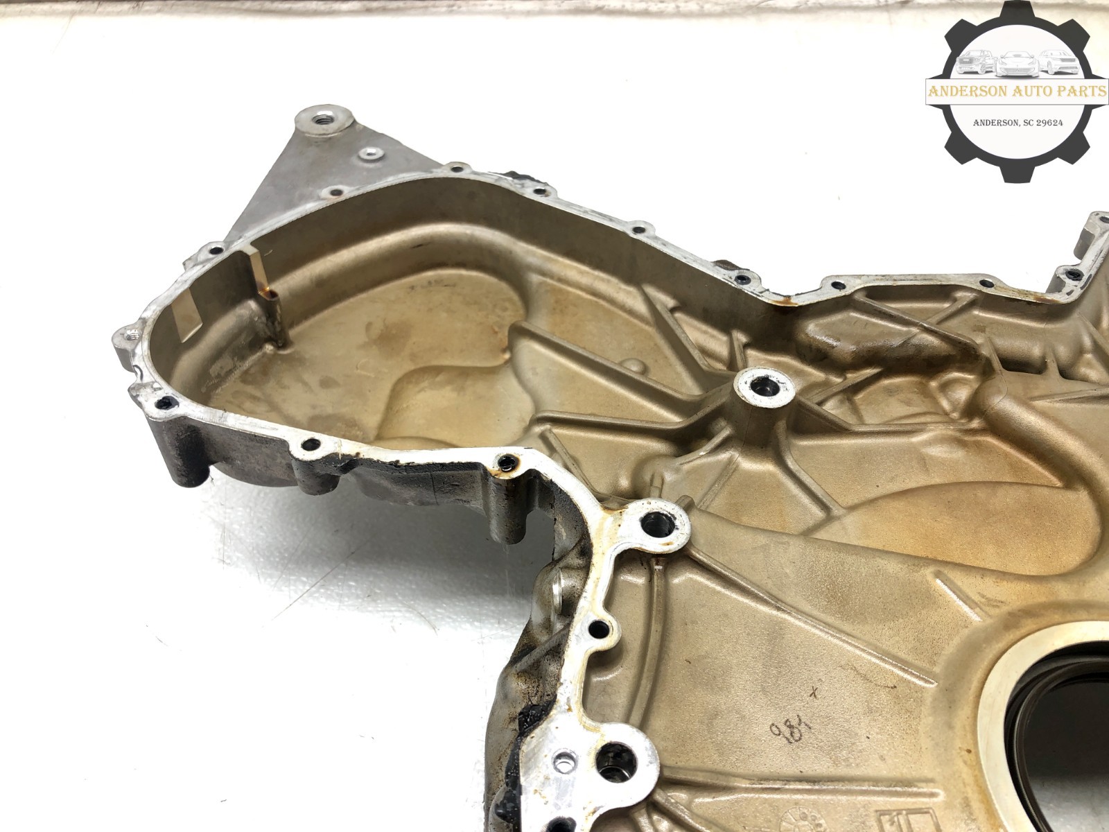 2014-2017 MASERATI QUATTROPORTE 3.8L V8 ENGINE REAR TIMING COVER PLATE OEM