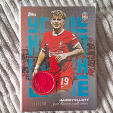 Topps 2023/24 Liverpool FC Team Set Harvey Elliott YNWA Relic YN-HE 131/250