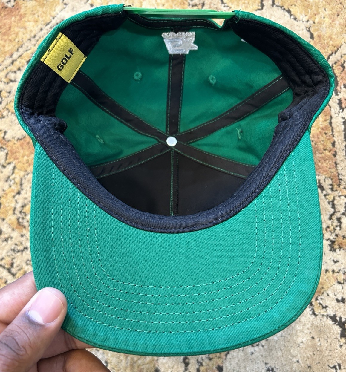 Golf Wang Box Cutter SnapBack Hat Green Odd Future Tyler The Creator RARE image 3