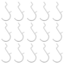 30 Pcs Metal Pegboard Hooks With Black Sleeves For Kitchen Tool Wall Organizer