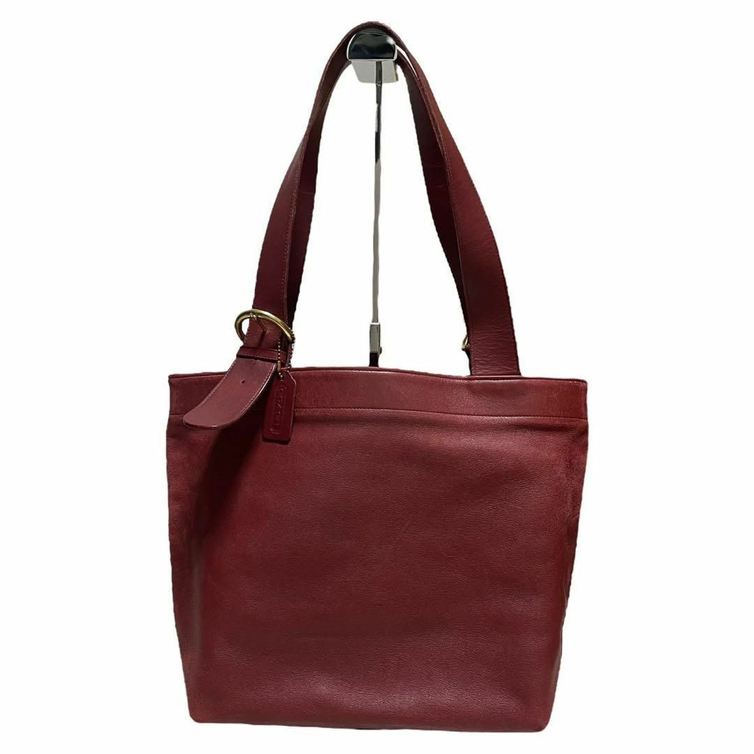 バッグ OLD COACH Large tote bag RED GORGEOUS RED VINTAGE COACH HAMPTONS Large Tote Bag Purse