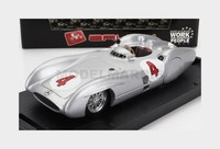 Brumm R326 Mercedes-Benz F1 W196C N 4 Prove Avus 1954 Karl Kling - Silber - 1/3