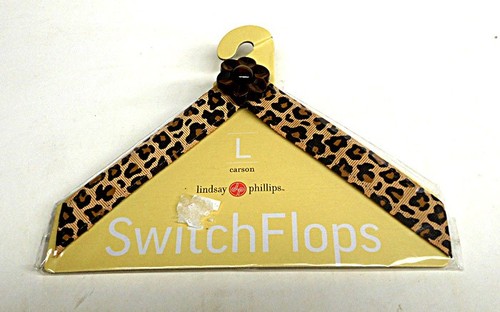 Switch Flops Lindsay Phillips Leopard Print Large Interchangeable Straps