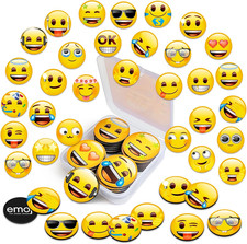 28PCS Emoji Fridge Magnets Refrigerator Funny Fridge Magnets Cute Magnets for Wh