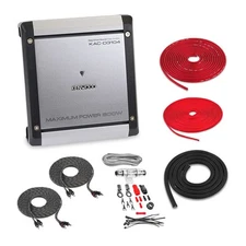 Kenwood KAC-D3104 600W Class D 4-Channel Amplifier with Amp Kit