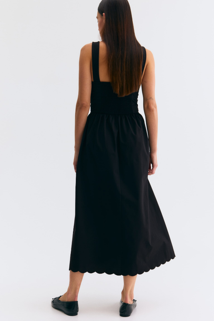 NWT MAMA Flared-Skirt Nursing Dress