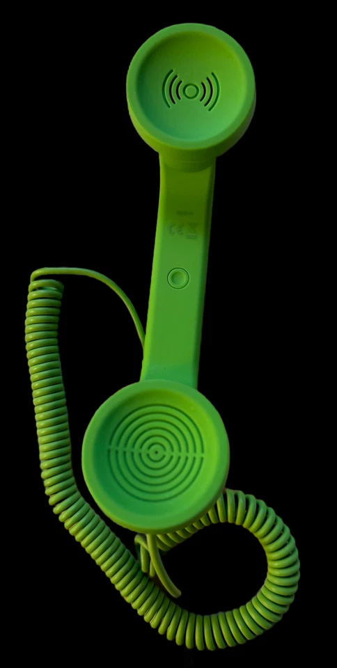 NATIVE UNION Pop Bluetooth Phone Bright Green Retro Handset in Box! - Image 2 of 3