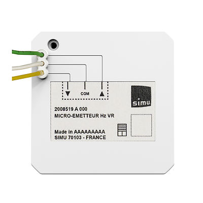 SIMU Hz Mikro Funksender Funk Rolladen Rolladenmotor passend auch für Somfy RTS