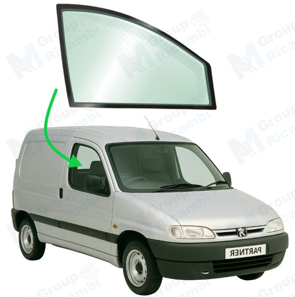 Frontscheibe Rechts Peugeot Ranch Partner 1996 - 2008 Fallglas-image