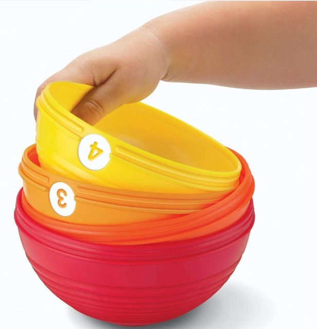 Fisher Price Rainbow Stack and Roll Nesting Balls eBay