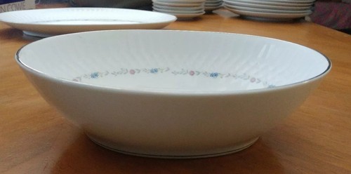Vintage Noritake Menuett 6460 Japan 9" ovale Gemüseschüssel (#900-53) gebraucht - Bild 2 von 6