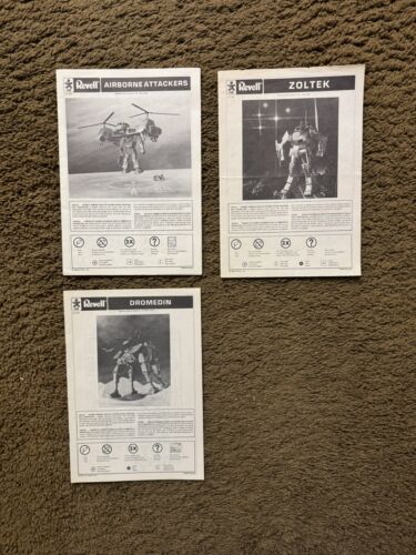 19 fogli istruzioni modello Revell Robotech anni 80 - Foto 5 di 5