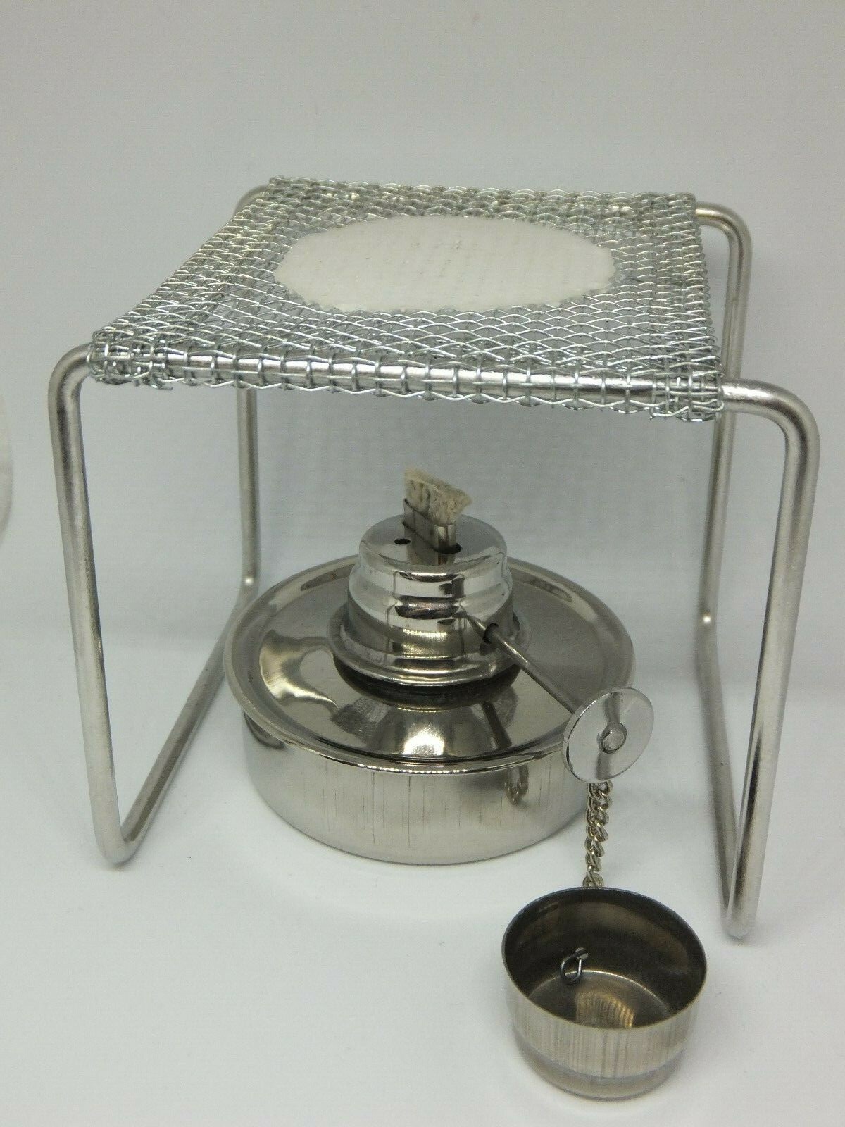 Small Methylated Spirit Alcohol Burner with Mini Tripod Lamp Lab (meths
