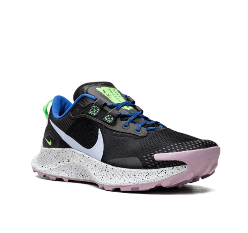 Nike Women's Air Zoom Pegasus Trail 3 in Black/Light Marine-Hyper Size US 10 - Picture 2 of 7