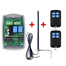 2 Channel Gate Garage Remote Control 433mhz Receiver Remote Control Transmitters