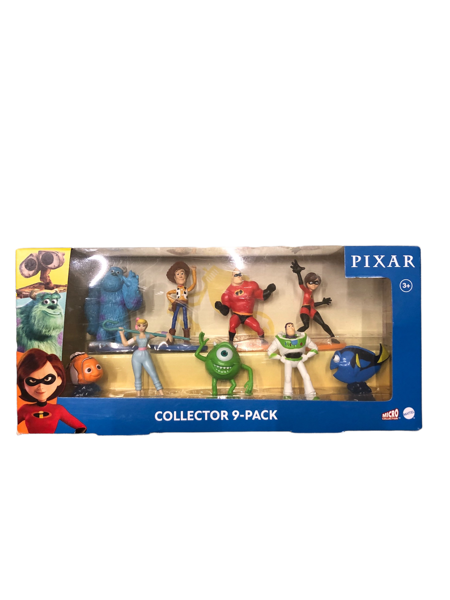 Mattel Disney Pixar Collector 9-pack figure set Woody Buzz Sulley