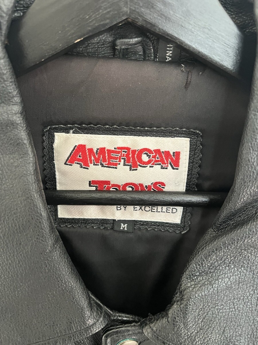Vintage 1996 Atlanta Olympic Games American Toons Leather Jacket