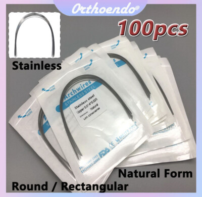 Dental Ortho Stainless Steel Arch Wire Rectangular/Round Ovoid/Nature/Square U