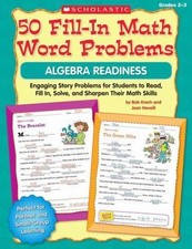 50 Fill-in Math Word Problems: Algebra Readiness: Engaging Story Problems for St
