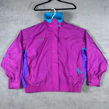 Vintage Columbia Bugaboo Ski Jacket Windbreaker Womens XL FAST SHIPPING