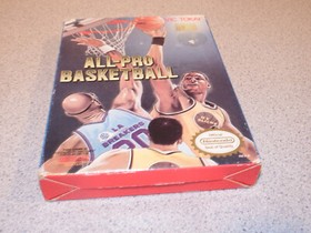 Nes - All-Pro Basketball Nintendo with Box -- Tested