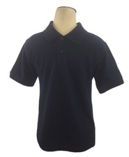 NAUTICA School Uniform Navy Blue Polo Shirt Boy's Size L 12-14