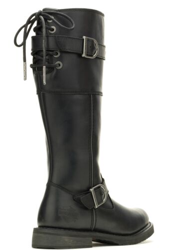 Harley-Davidson Women's Kirtland Ride Black or Brown Motorcycle Boots D87307 - Picture 3 of 8