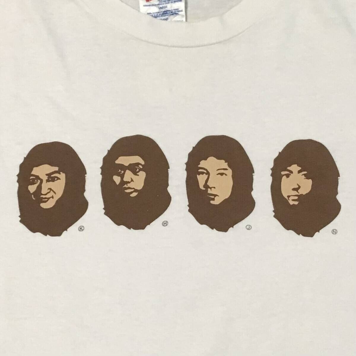 1998 BAPE NOWHERE 5th Anniversary LAST ORGY 2 T-shirt NIGO A 1998 BAPE NOWHERE 5th Anniversary LAST ORGY 2 T-shirt NIGO A