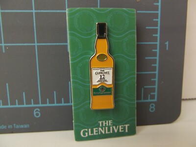 The GLENLIVET Lapel Hat Tie Cap Pin Age 12 Single Malt Scotch Whiskey NEW