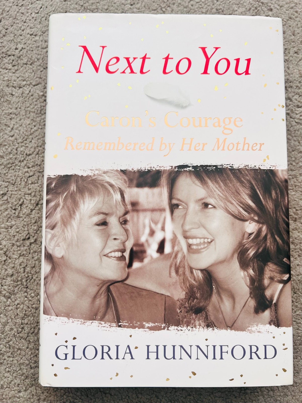NEXT TO YOU by GLORIA HUNNIFORD - signed by the author (iSB2099)