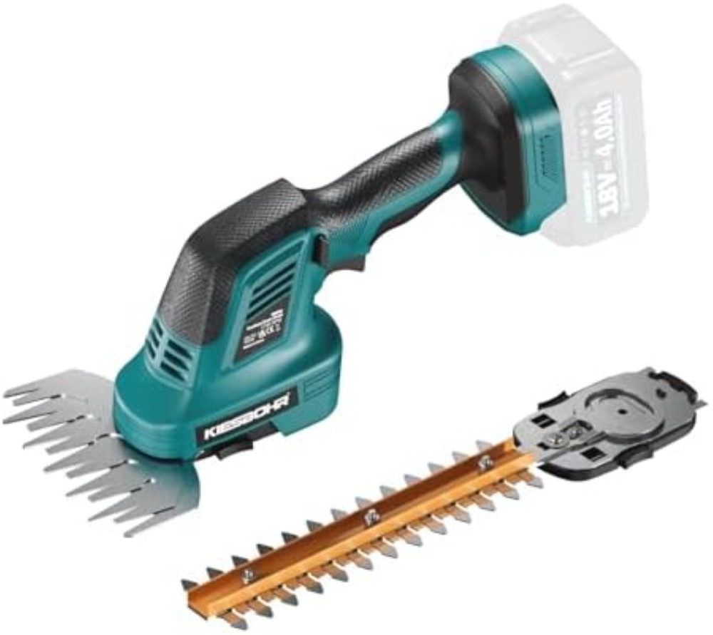 KIESBOHR CSL302 Tagliasiepi a Batteria 2 in 1 Compatibile Makita 18V
