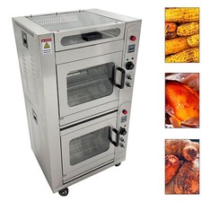 Commercial 220V 1PH Corn Sweet Potato Taro Roaster Baking Stove Grilled Machine