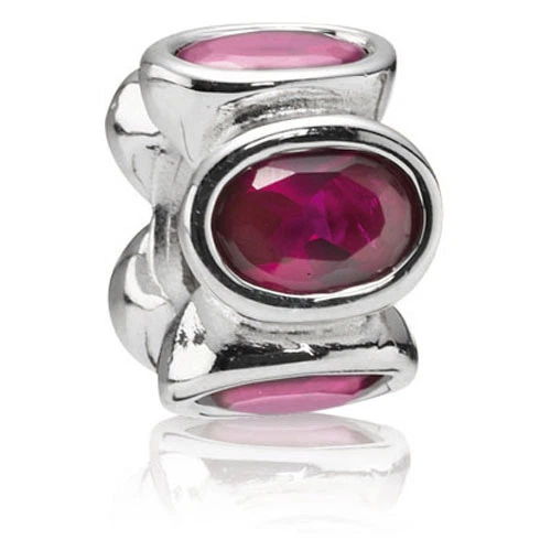 Pandora charms cheap ruby stone