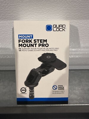 Quad Lock Phone Mount Quad Lock Motorcycle Fork Stem Mount PRO