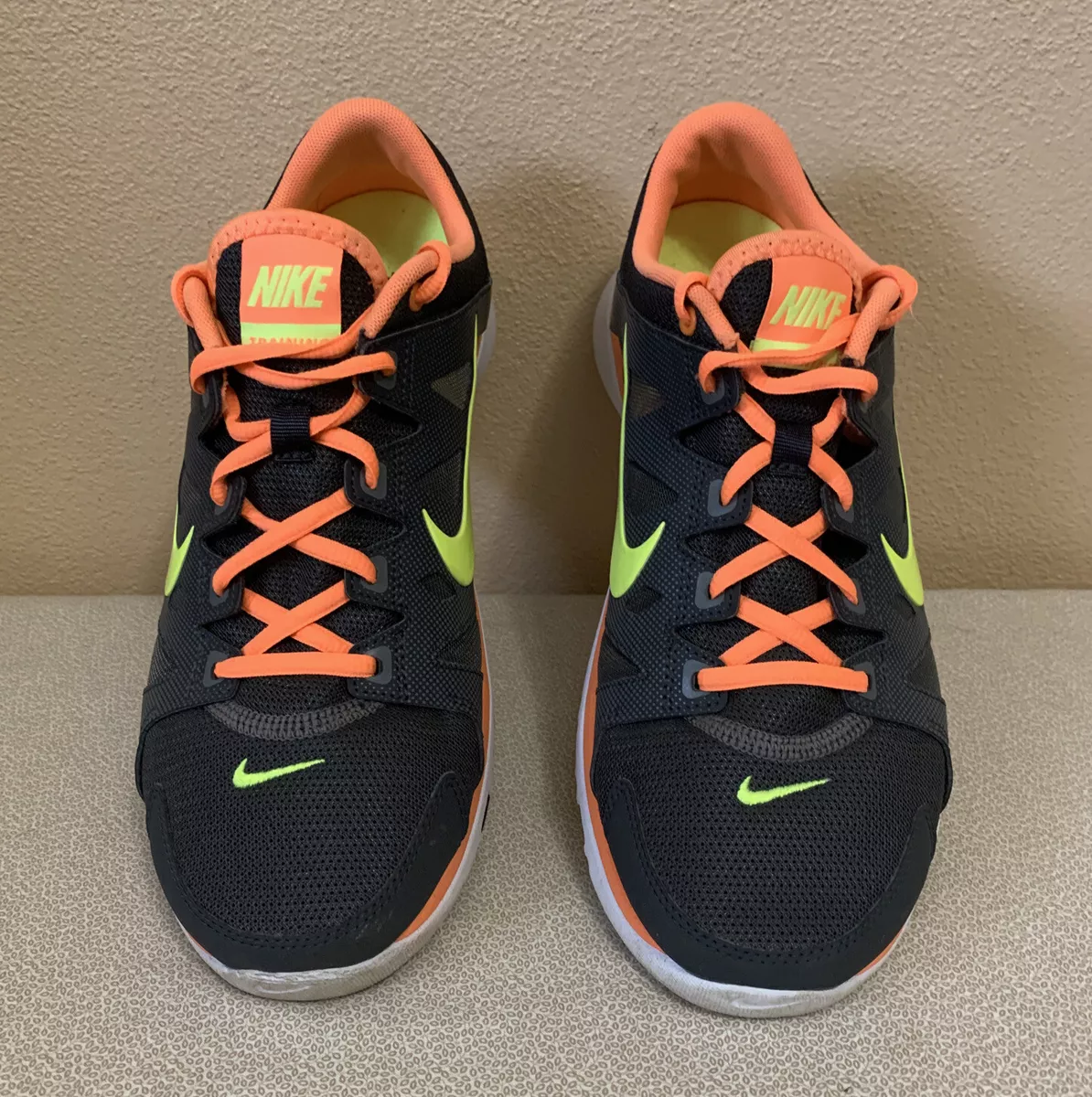 daar ben ik het mee eens Aardrijkskunde hersenen Nike Fitsole Women's Running Training shoes Size 8.5 color Gray Orange  Yellow | eBay