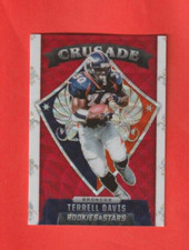 2021 Panini Rookies & Stars CRUSADE RED WAVE # 15 Terrell Davis DENVER BRONCOS