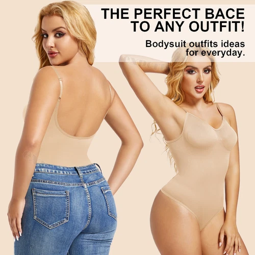 Body modelador de cuerpo sin espalda baja con control de abdomen para mujer - Imagen 8 de 42