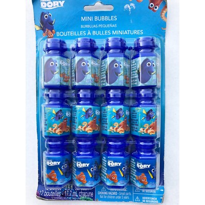 Designware Finding Dory Mini Bubbles Miniatures 12 Bottles Multicolor Party Kids