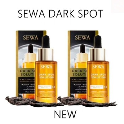 2 Flaschen NEU SEWA Dark Spot Solution Black Ginseng 3X Anti-Melasma Ampulle ...