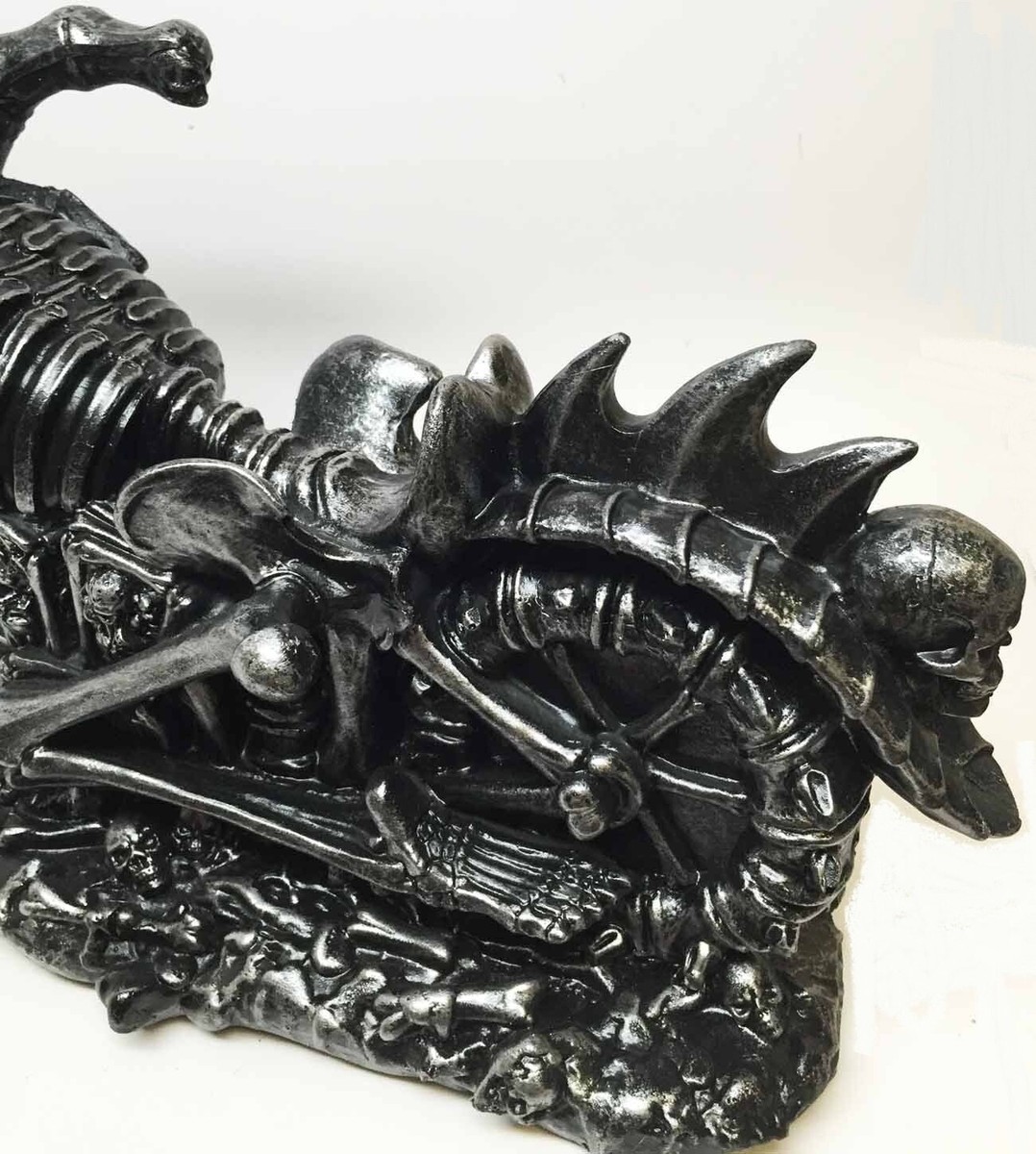 Raising Hell Skeleton Motorcycle Wine Holder | eBay