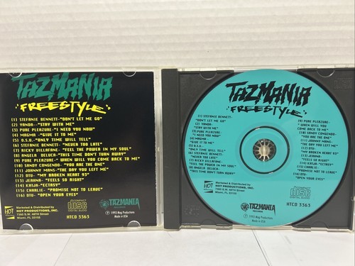 TAZMANIA FREESTYLE U.S. CD 1993 PURE PLEAZURE DTU STEFANIE BENNETT YANDA KATJA - Picture 3 of 3