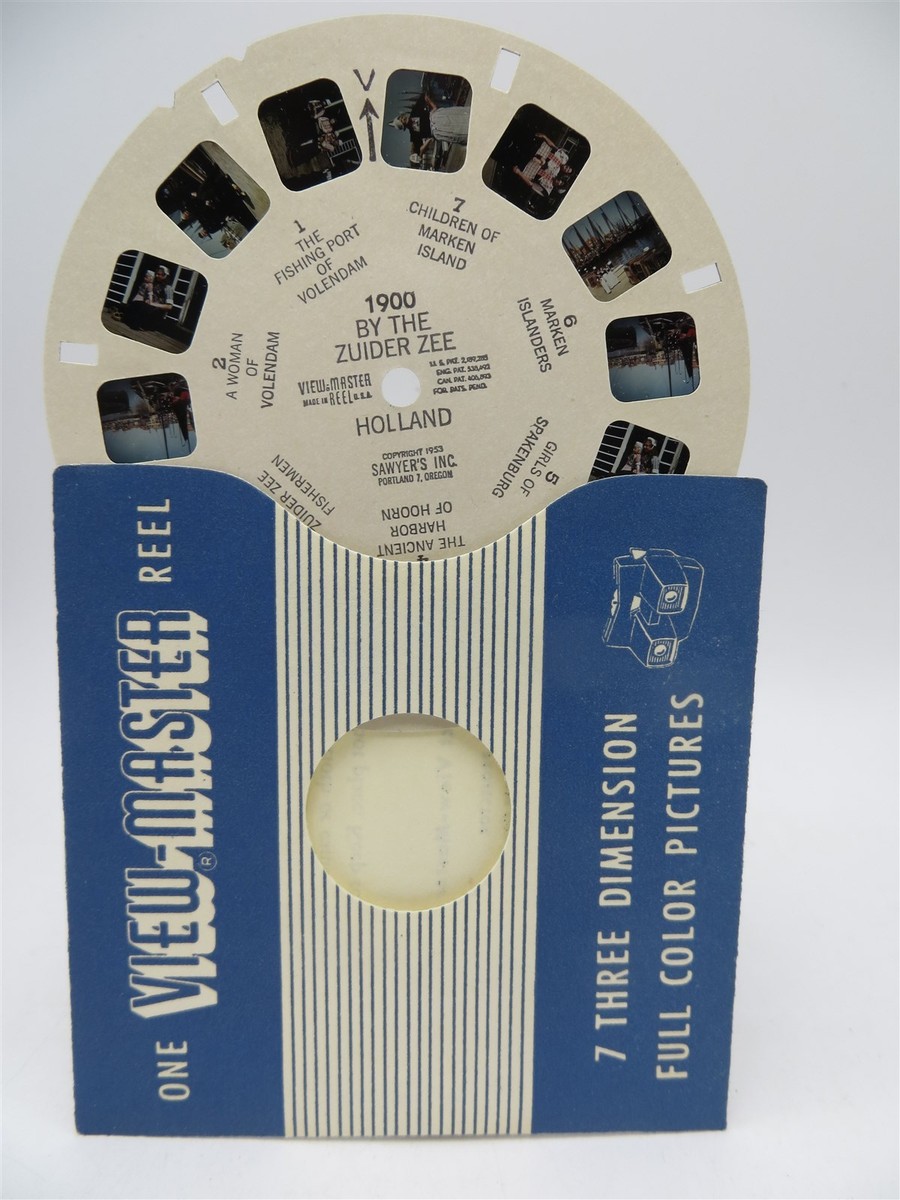 View-Master Reel 1900, By The Zuider Zee, Holland, Single