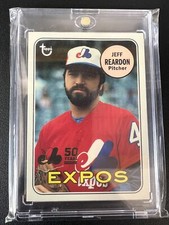 Jeff Reardon 2019 Topps Archives 50th Anniversary of the Expos Gold Foil /50