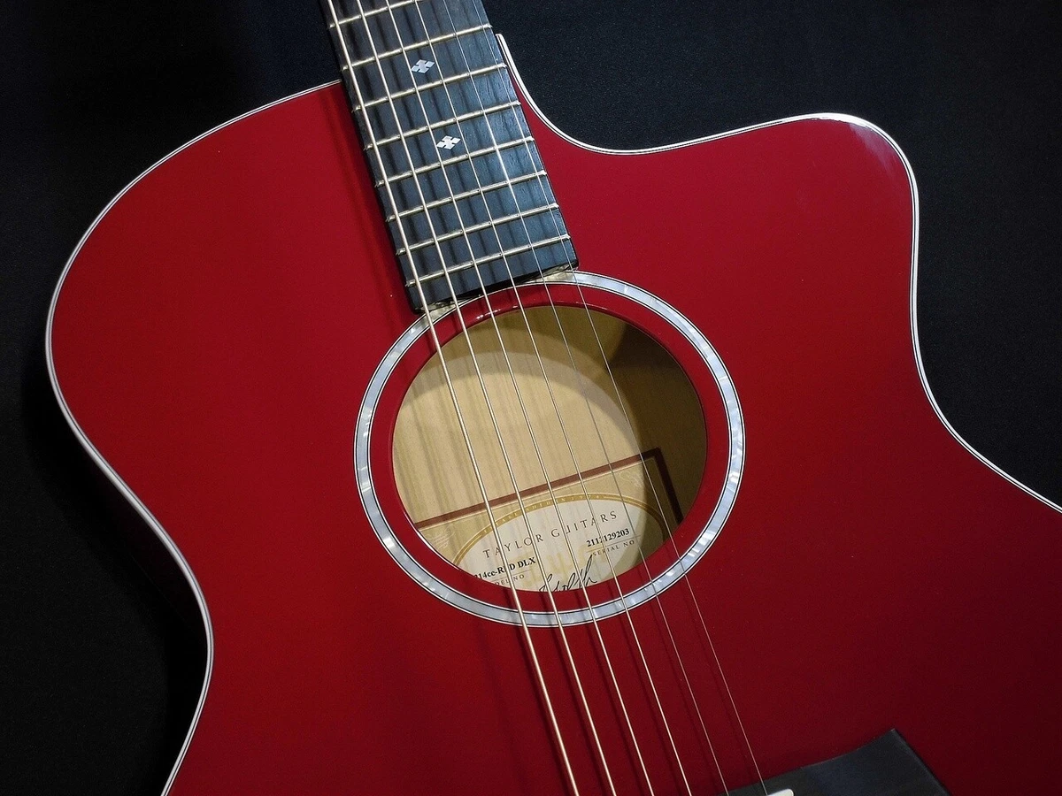 Taylor 214ce DLX Red 2019's Electric Guitar W/HC F/S